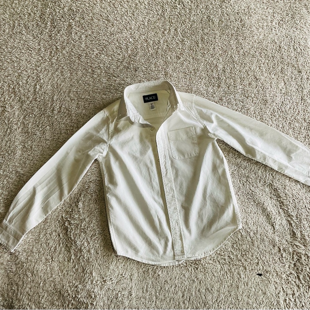 Childrens Place white Button-Up Shirt